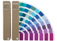 色彩フォーマットで整理される繊細なデザインのPantone色の材料見本色