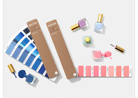 Delicate Design Pantone Color Swatches Colors Arranged In Chromatic Format